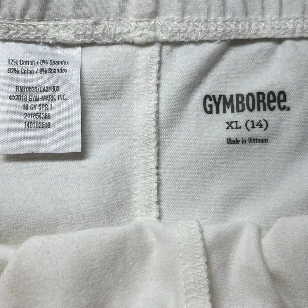 Gymboree Cartwheel Bike Shorts Girl’s Off White Sz XL
